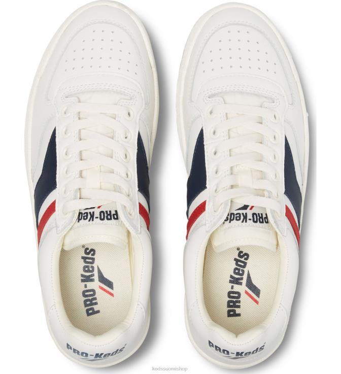 skyhawk lo nahkaa sukupuolineutraali Keds jalkineet D42LD255 valkoinen sininen punainen