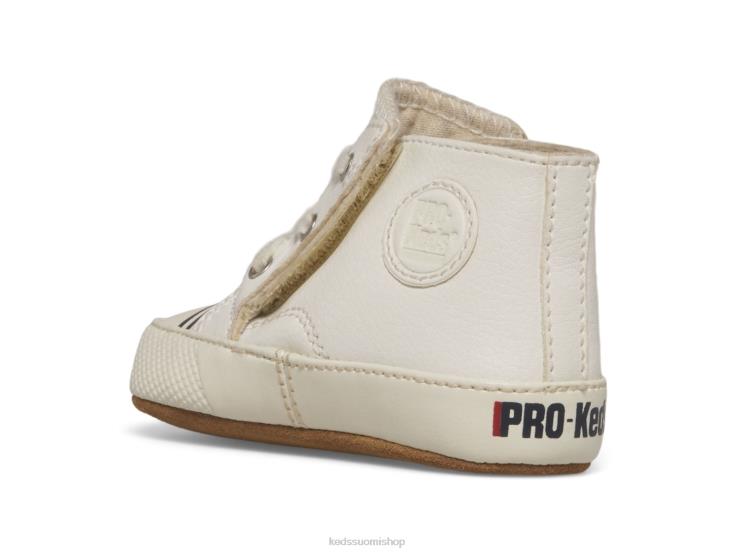 kuninkaallinen hi crib lenkkari pieni lapsi Keds jalkineet D42LD267 valkoinen