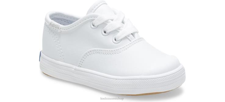 mestari toe cap lenkkarit pieni lapsi Keds jalkineet D42LD231 valkoista nahkaa