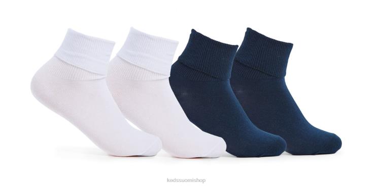 4 pk puolityyny kääntyvä ranneke iso lapsi Keds Lisätarvikkeet D42LD251 valkoinen/laivasto