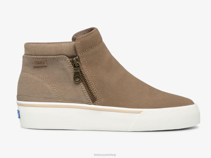 cooper vetoketjullinen bootie naiset Keds jalkineet D42LD73 ruskea
