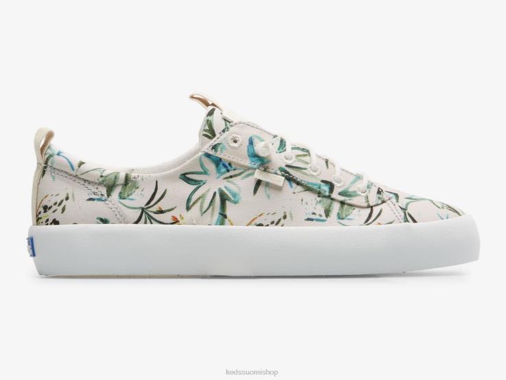 kickback island print -lenkkarit naiset Keds jalkineet D42LD23 beige multi
