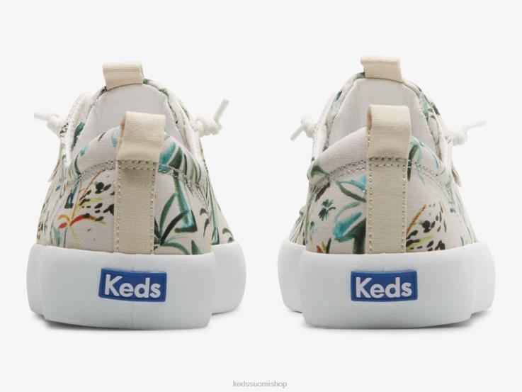 kickback island print -lenkkarit naiset Keds jalkineet D42LD23 beige multi