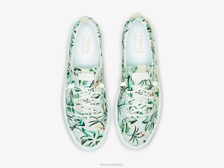 kickback island print -lenkkarit naiset Keds jalkineet D42LD23 beige multi