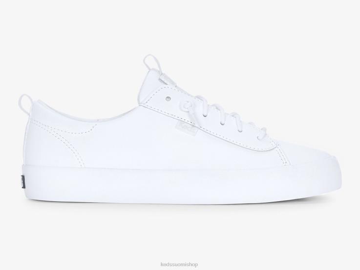 nahkaiset lenkkarit naiset Keds jalkineet D42LD31 valkoinen