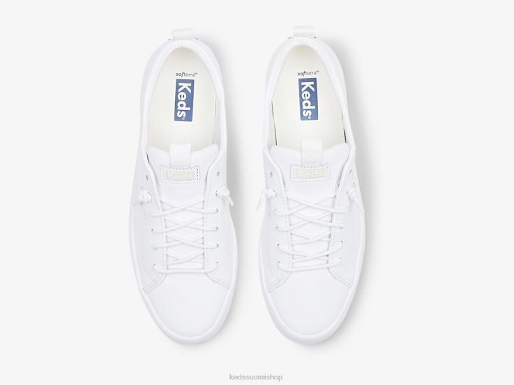 nahkaiset lenkkarit naiset Keds jalkineet D42LD31 valkoinen