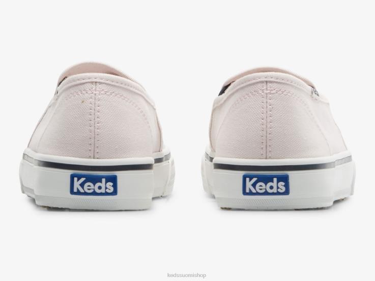 kaksikerroksinen kangasslip on lenkkari naiset Keds jalkineet D42LD66 Se on pinkki