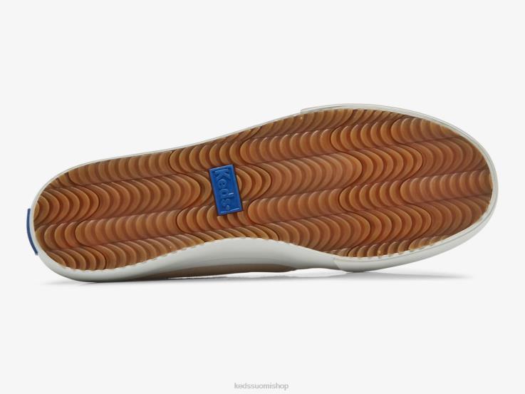 kaksikerroksinen perf mokkanahkainen lenkkari naiset Keds jalkineet D42LD69 vaalea pinkki