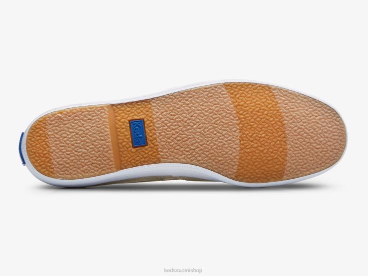 lenkkariin painetut minipisteet naiset Keds jalkineet D42LD9 ruskeankeltainen valkoinen