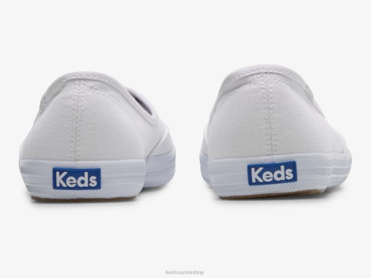 mini canvas slip on lenkkari naiset Keds jalkineet D42LD5 valkoinen
