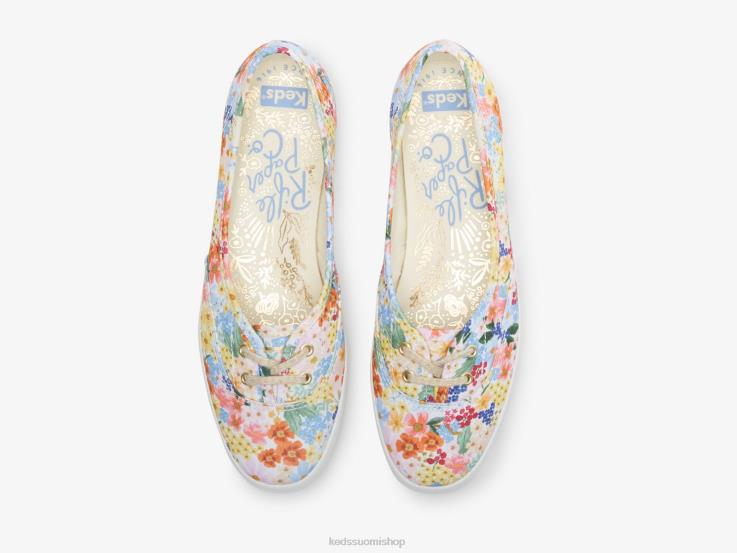 mini margaux slip on lenkkari naiset Keds x Rifle Paper Co. jalkineet D42LD19 valkoinen multi