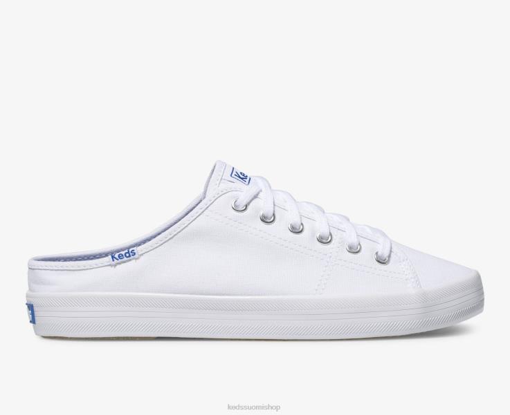 kickstart mule canvas slip on lenkkari naiset Keds jalkineet D42LD11 valkoinen
