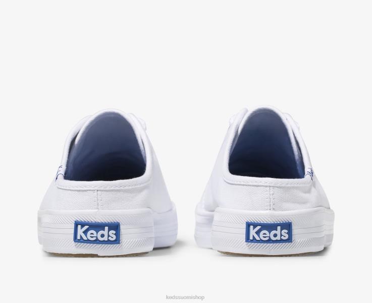kickstart mule canvas slip on lenkkari naiset Keds jalkineet D42LD11 valkoinen