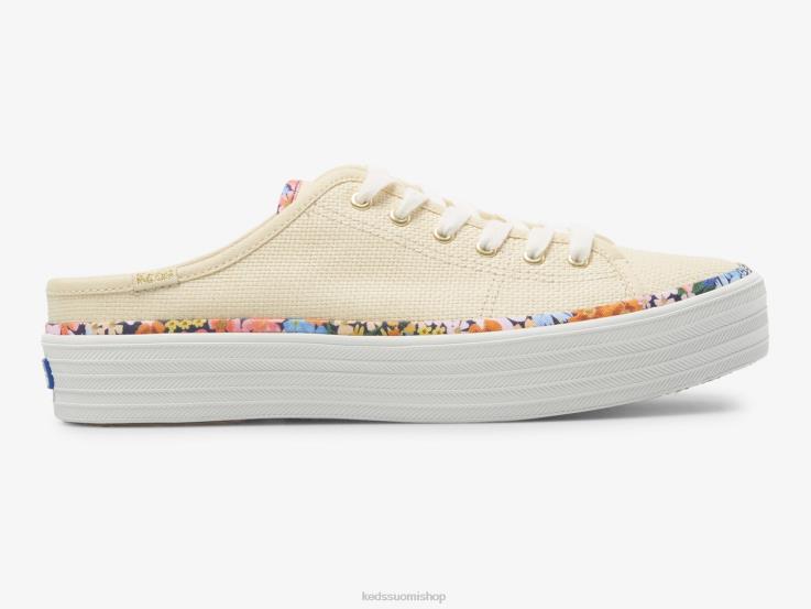 kickstart muuli raffia naiset Keds x Rifle Paper Co. jalkineet D42LD54 luonnollinen