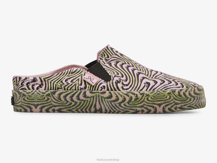 takapotku muuli lenkkariin naiset Keds x Maisie Wilen jalkineet D42LD58 vaaleanpunainen