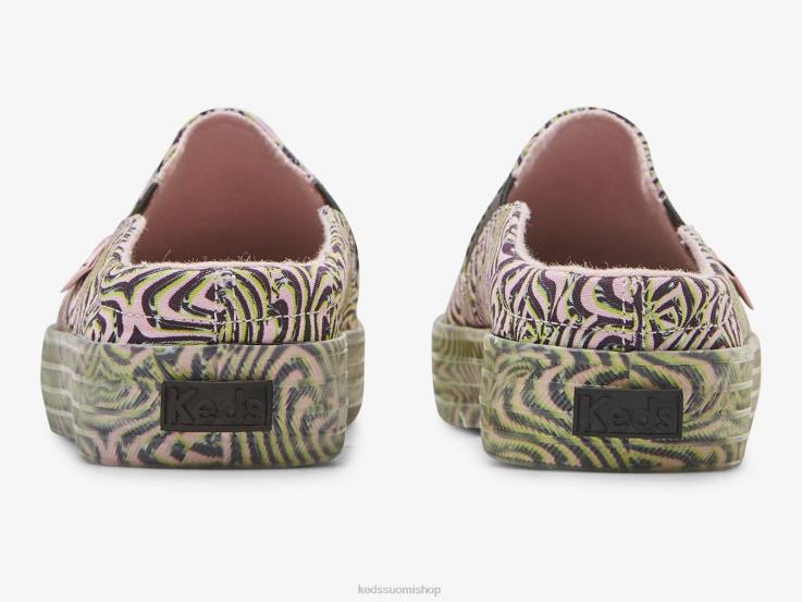 takapotku muuli lenkkariin naiset Keds x Maisie Wilen jalkineet D42LD58 vaaleanpunainen