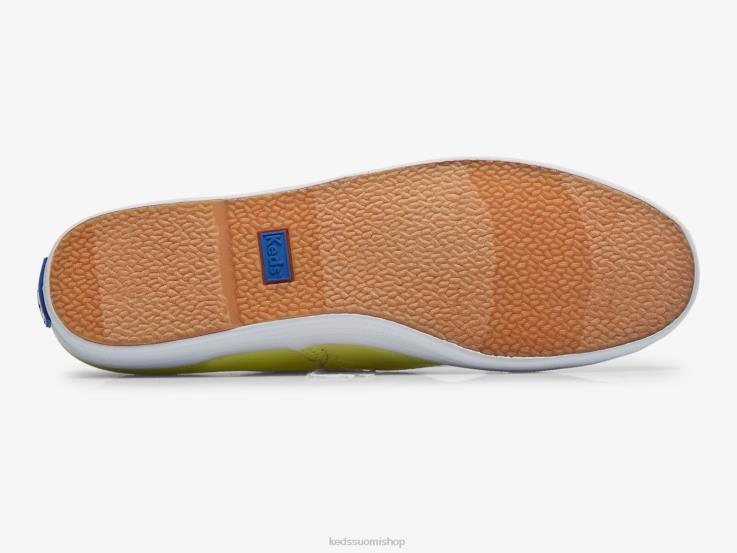 Champion canvas -kauden pestävät tennarit naiset Keds jalkineet D42LD174 aurinkoinen lime