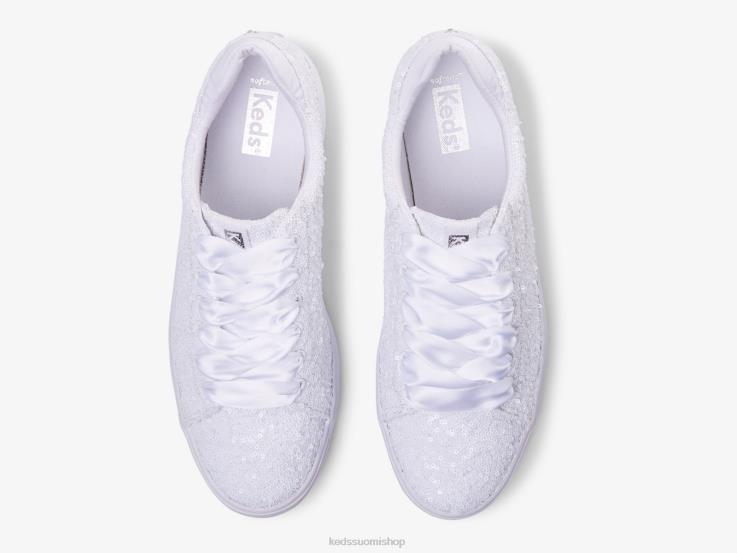 alley paljetteja lenkkari naiset Keds jalkineet D42LD208 valkoinen