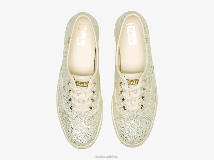 alustan glitter juhlalenkkari naiset Keds jalkineet D42LD102 kerma