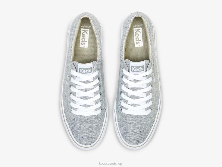 jump kick tekstiili lineaarinen staattinen lenkkari naiset Keds jalkineet D42LD205 harmaa