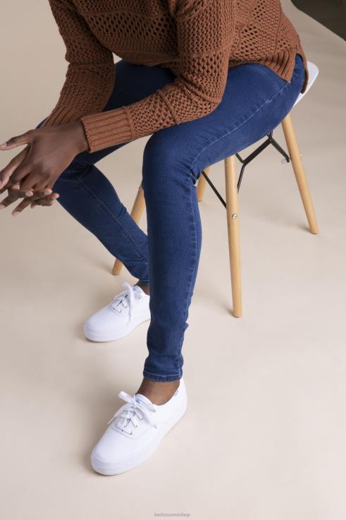 kolminkertaiset tennarit naiset Keds jalkineet D42LD133 valkoinen