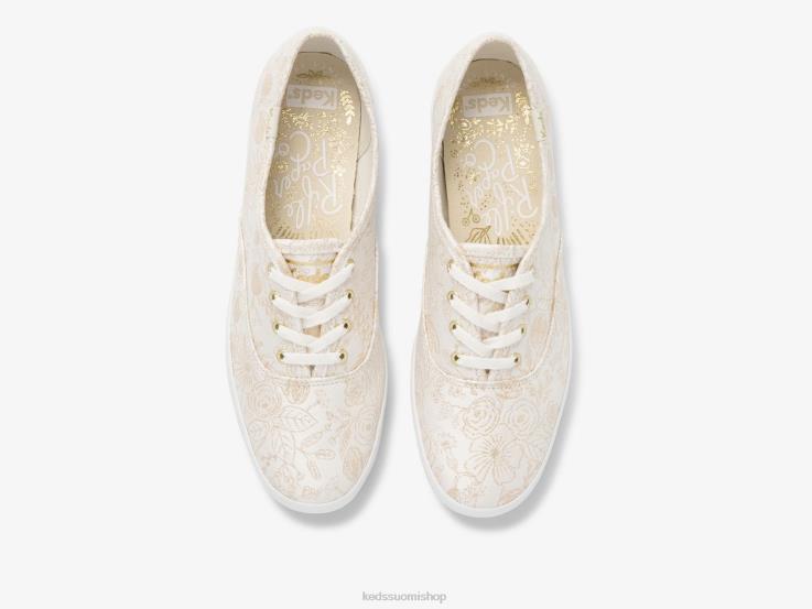 mestari colette jacquard-lenkkari naiset Keds x Rifle Paper Co. jalkineet D42LD129 norsunluu