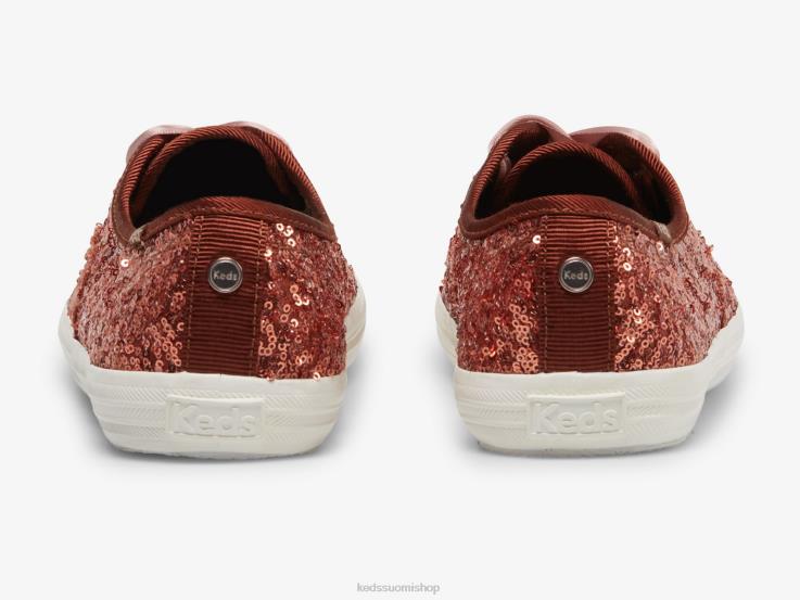mestari paljetteja juhlalenkkari naiset Keds jalkineet D42LD188 palanut sienna