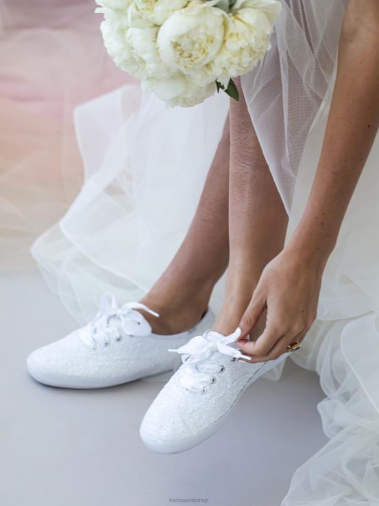 mestari paljetteja lenkkari naiset Keds jalkineet D42LD178 valkoinen