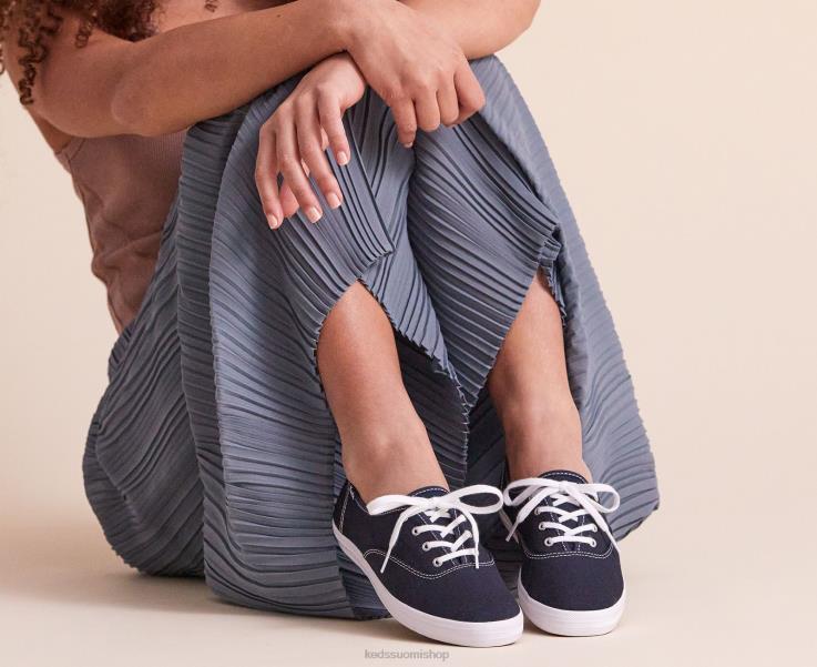 mestari saavutus. luomupuuvillasta valmistetut tennarit naiset Keds jalkineet D42LD110 syvä laivasto