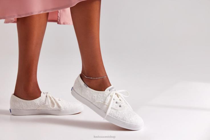 mestari starburst eyelet -lenkkari naiset Keds jalkineet D42LD153 valkoinen