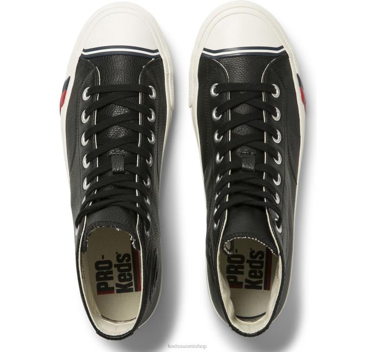 royal hi nahkalenkkari sukupuolineutraali Keds jalkineet D42LD142 musta