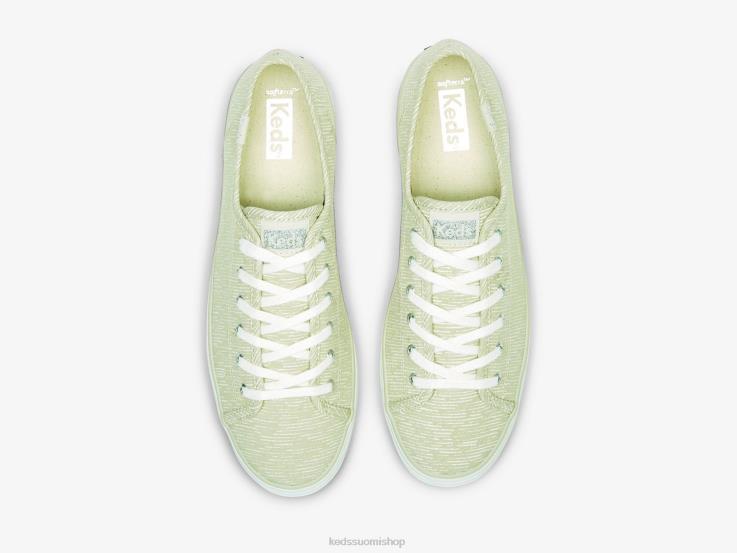 triple kick canvas lines print lenkkari naiset Keds jalkineet D42LD176 kullanruskea hopea
