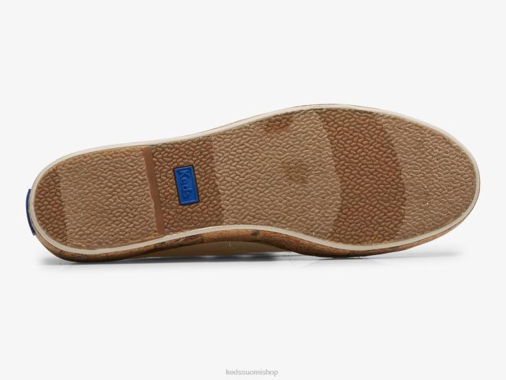 triple kick korkki foxing tennarit naiset Keds jalkineet D42LD166 luonnollinen