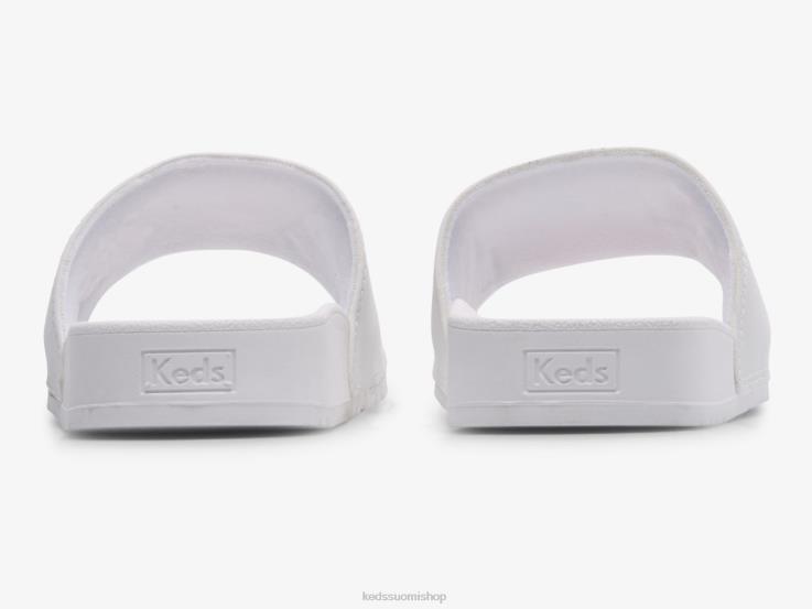 bliss ii -cocktailit liukuvat päälle naiset Keds jalkineet D42LD16 valkoinen multi