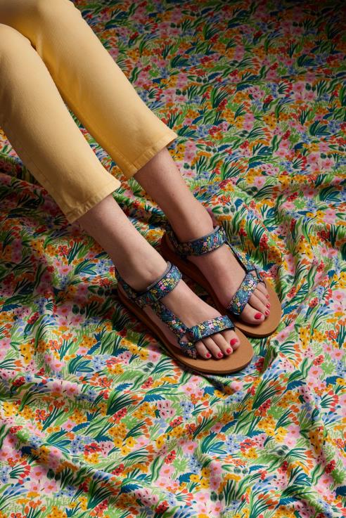 trio sandaali naiset Keds x Rifle Paper Co. jalkineet D42LD55 laivasto