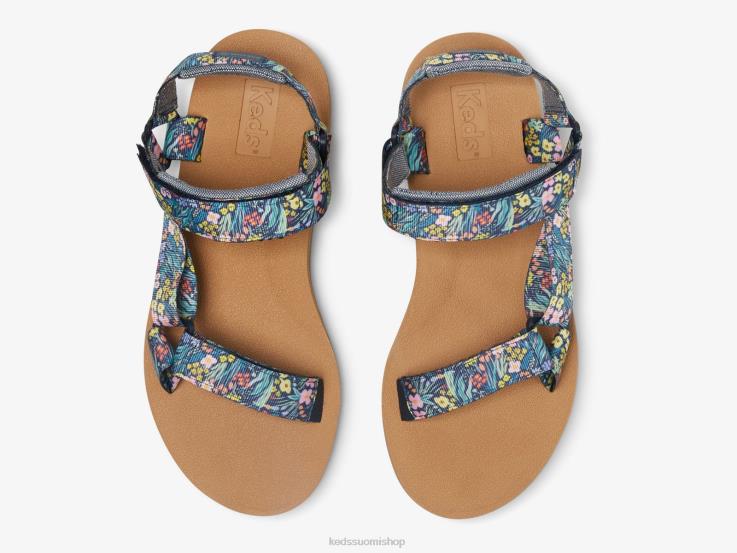 trio sandaali naiset Keds x Rifle Paper Co. jalkineet D42LD55 laivasto